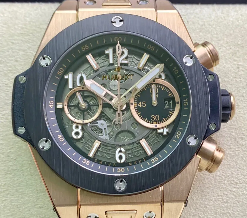 Hublot Big Bang 421.0X.1180.RX ZF Factory 1:1 Best Edition Replica Watch Black Strap